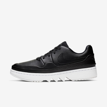 Nike Air Jordan 1 Jester XX Low Laced - Jordan Sko - Sort/Hvide | DK-80890